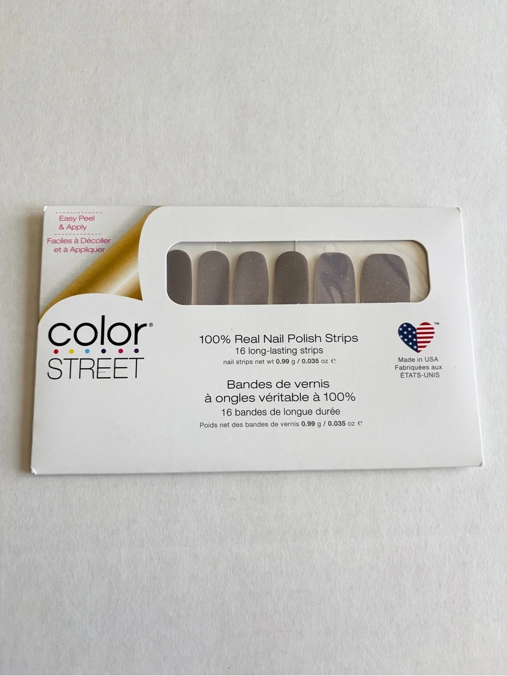 *Retired* Color Street: Into the Crystal Ball | Gray Silver Blue Glitter Fall